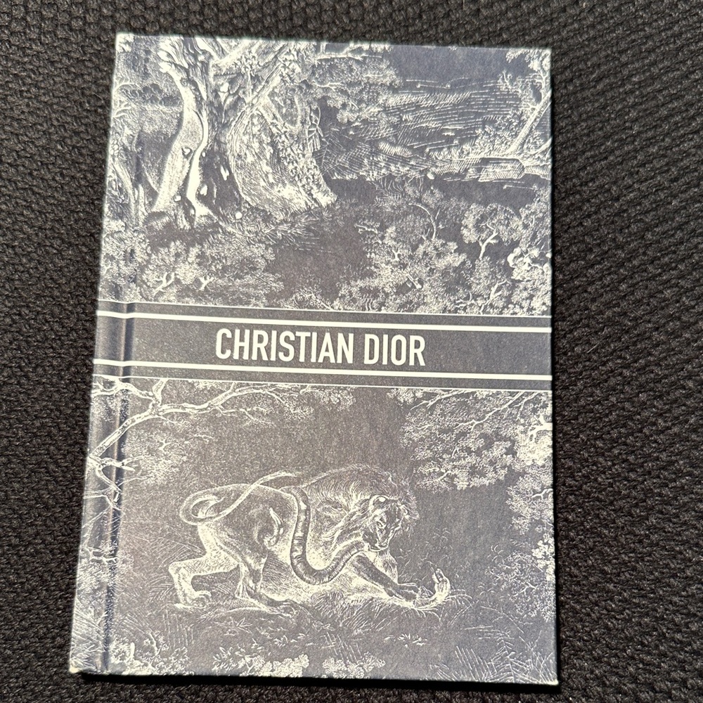 Christian Dior Notebook with Lion Design Unlined, Unused Gorgeous
